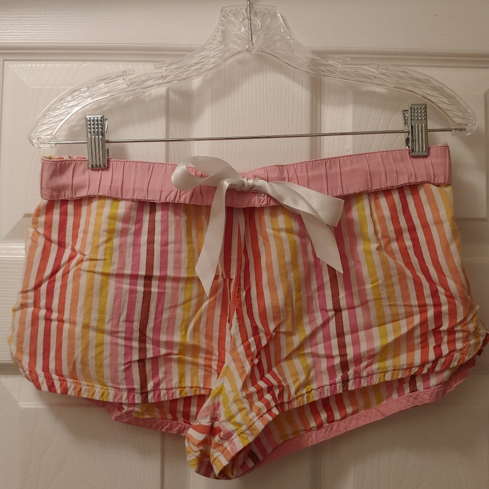 Xhilaration striped pajama shorts Size M